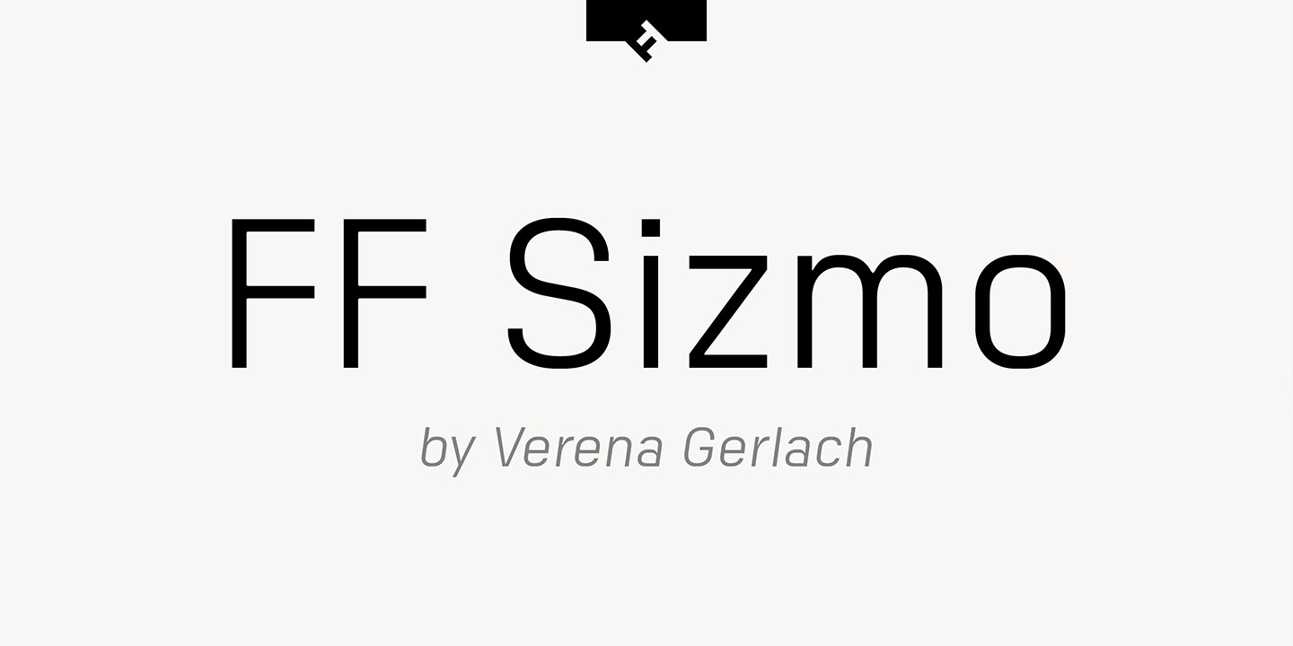 Пример шрифта FF Sizmo